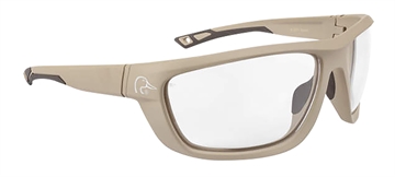 Picture of Ducks Unlimited Full-Frame Shooting Glasses Tan Frame with Clear Lens DU-FF1-3010C DUFF13010C