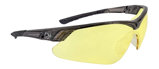 Picture of Ducks Unlimited Half Frame Shooting Glasses Black with Amber Lens DU-HF1-3040C DUHF13040C