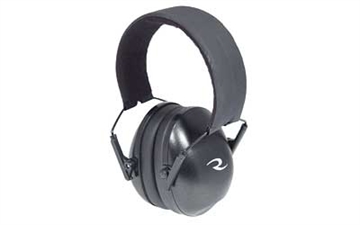 Picture of RAIDIANS LOWSET EARCUPS BLACK NRR21 LOW PROFILE COMPACT FOLDING MOISTURE WICKING HEADBAND RAILS0100CS