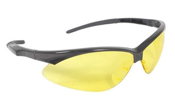 Picture of RADIANS OUTBACK SHOOTING GLASSES BLACK FRAME W/AMBER LENS RUBBER TEMPLES & NOSEPIECE NECK CORD INCL RAIOB0140CS