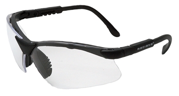 Picture of Radians Revelation Shooting Glasses Adult Clear Lens Anti-Fog Black Frame RV0110CS