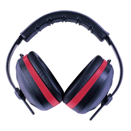 Picture of Radians Radians Silencer Earmuff Black with Red Accent SL0130CS