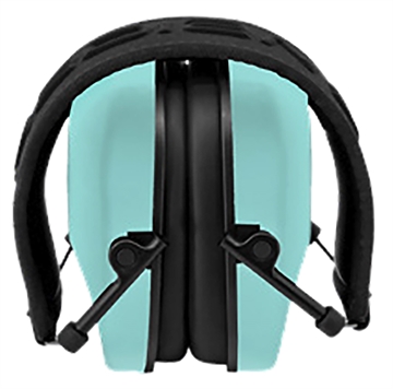 Picture of Radians Vertex Passive Earmuff 23 dB Over the Head Aqua Blue/Black VXP820BX