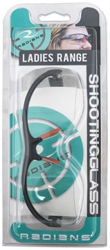 Picture of Radians Ladies Range Eyewear Women Clear Lens Gray with Coral Accents Frame WS6810CS