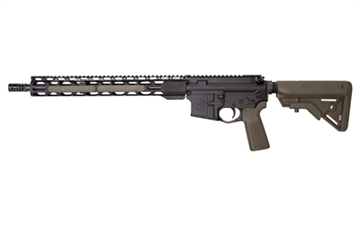 Picture of Radical Firearms RF-15, Semi-Automatic, AR, 223 Remington/556NATO, 16" Barrel, 1:7" Twist, 15" RPR MLOK Handguard, Anodized Finish, Black, Olive Drab Green B5 Pistol Grip and B5 Stock, 1 Magazine, 30 Rounds FR16-5.56SOC-15RPR-ODG