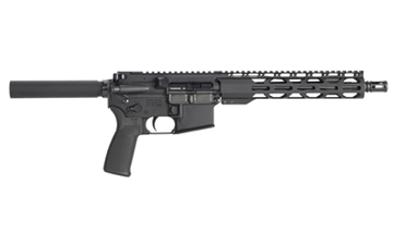 Picture of Radical Firearms RF-15, Semi-automatic, AR Pistol, 7.62X39, 10.5" HBAR Threaded Barrel, Anodized Finish, Black, Carbine Length Gas System, A2 Flash Hider, MFT Engage V2 Grip, 10" M-LOK Free Float Handguard, 10 Rounds, 2 Magazines RF00160 FP10.5-7.62X39HBAR-10RPR