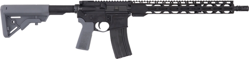 Picture of Radical Firearms RF-15, Semi-Automatic, AR, 223 Remington/556NATO, 16" Barrel, 1:7" Twist, 15" RPR MLOK Handguard, Anodized Finish, Black, Gray B5 Pistol Grip and B5 Stock, 1 Magazine, 30 Rounds FR16-5.56SOC-15RPR-GRY