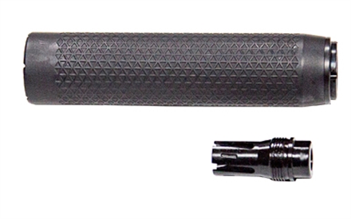 Picture of Radical Defense , Suppressor, 7.62MM, RD KFM-MG QD Taper Mount, 1.6" Diameter, 3D Printed Ti64 Construction, I/R Non Reflective Coating Finish, Black, Includes KFM Taper Lock Flash Hider and 1.375-24 RD Hub Mount LS3TI