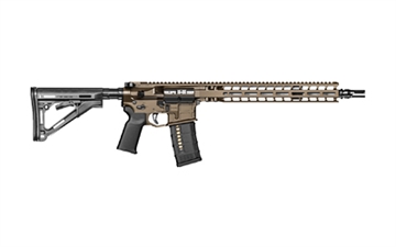 Picture of Radian Weapons Model 1, Semi-automatic Rifle, AR-15, 6MM ARC, 14.5" Pinned (16" OAL), Dead Air Flash Hider, Cerakote Finish, Brown, 20 Rounds, 1 Magazine R0851