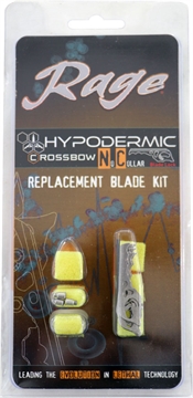 Picture of RAGE OUTDOORS REPLACEMENT BLADES HYPODERMIC XBOW NO-COLLAR R38205