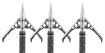 Picture of RAGE BROADHEAD HYPODERMIC TRYPAN NO-COLLAR 100GR 2" 3PK 35700 R35700