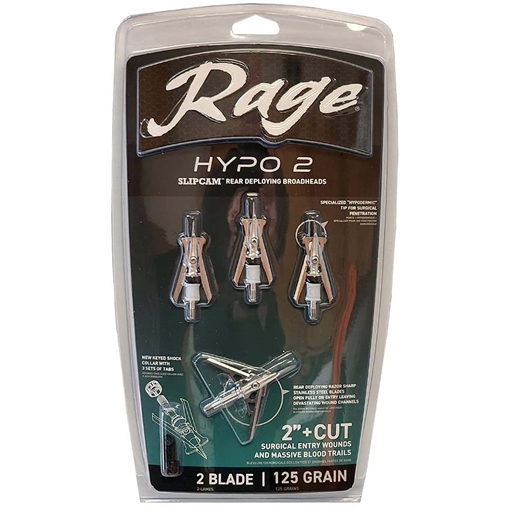 Picture of Rage Rage Hypo 2 +P Series Broadheads 100 gr. 1.75 in. 4 pk. R60005