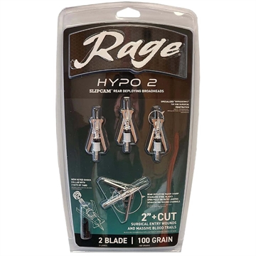 Picture of Rage Rage Hypo 2 Series Broadheads 100 gr. 2 in. 4 pk. R60001