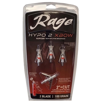 Picture of Rage Rage Hypo 2 Series Broadheads 125 gr. 2 in. 4 pk. R60003 R60002