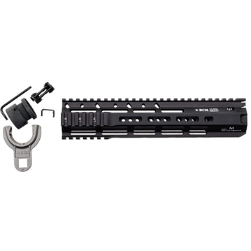 Picture of BCM RAIDER-M13 Rail Black Anodized 10.00" M-LOK Free-Floating Style Made of Aluminum for AR-Platform RAIDERM10556BL