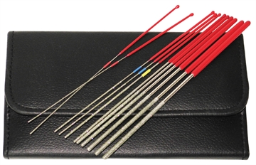 Picture of RamRodz Pro-Series Micro File Diamond Coated 9" Long 12 PK Includes Case 60021