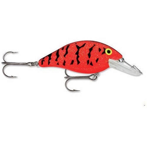 Picture of RAPALA 1/4 SPEED TRAP HOT TEXAS RED / CRYSTAL 6594-014-0584
