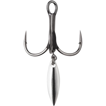 Picture of RAPALA BLADED HYBRID TREBLE SHORT 1X BLACK NICKEL #2 7548BDBN#2PP