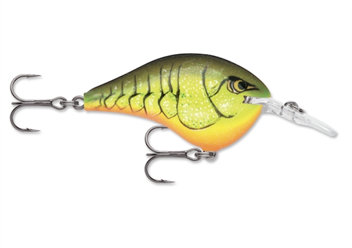 Picture of RAPALA DIVES-TO 06 CHARTREUSE ROOTBEER CRAWDAD DT06CRTBC