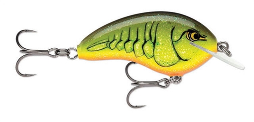 Picture of RAPALA OTT'S GARAGE TINY 04 CHARTREUSE ROOTBEER CRAWDAD OGT04CRTBC