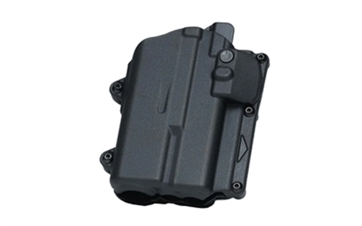 Picture of Rapid Force Rapid Force, Level 2 Duty Holster, Fits GLOCK 17/22/47 with Compact Light (TLR-7/Sig Foxtrot 1), Right Hand, Black C R2-B-0601-BK-RH-CL-A0-