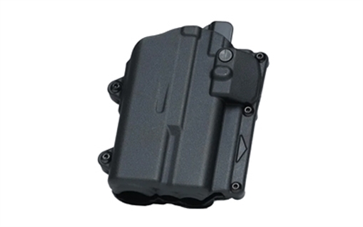 Picture of Rapid Force Rapid Force, Level 2 Duty Holster, Fits GLOCK 19/19X/45/22/17 with Compact Light (TLR-7/Sig Foxtrot 1), Right Hand, Black C R2-B-0057-BK-RH-CL-A0-