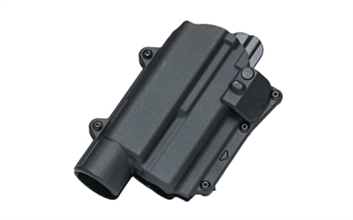 Picture of Rapid Force Rapid Force, Level 2 Duty Holster, Fits GLOCK 19/19X/45/22/17 with Large Light (X300/TLR-1), Right Hand, Black C R2-B-0057-BK-RH-LL-A0-