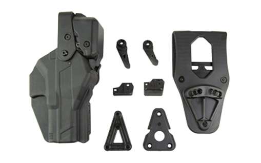 Picture of Rapid Force Rapid Force, Level 3 Duty Holster, Fits GLOCK 19/19X/45/22/17, Right Hand, Black C R3-M-0057-BK-RH-L0-A0-
