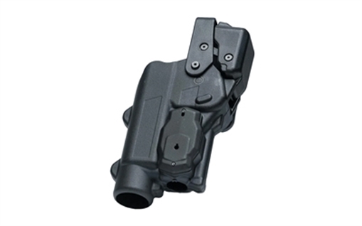 Picture of Rapid Force Rapid Force, Level 3 Duty Holster, Fits GLOCK 19 with Large Light (X300/TLR-1), Right Hand, Compatible with AXON Signal Sensor, Black C R3-M-0057-BK-RH-LL-AX-