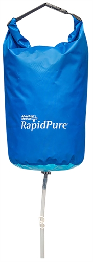 Picture of RapidPure Purifier + 9L Gravity System Blue Plastic, 8" x 8" x 14" 01600142