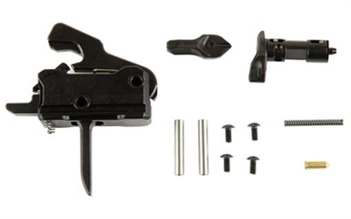 Picture of Rise Armament Super Sporting Trigger, Flat, Fits AR15, 3.5 LB Pull, Ambidextrous Safety, Matte Finish, Black T017F-6423-BLK