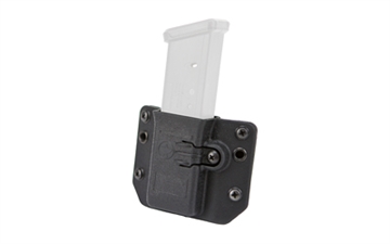 Picture of Raven Concealment Systems Copia, Double Magazine Pouch, Ambidextrous, Fits Most Double Stack Magazines Chambered in 9/40/357Sig, Standard Height Body Shield, Matte Finish, Black DMCBKT