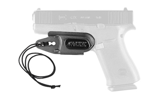 Picture of Raven Concealment Systems Vanguard, Inside the Waistband, Fits Glock 42/43/43x/43xMOS/48/48X/48XMOS, Polymer, Black, Ambidextrous, Lanyard VG2G42-43BKLAN