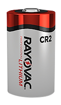 Picture of Rayovac CR2 Photo Lithium 3V Batteries Silver/Red 3.0 Volts (1) Single Pack RLCR21