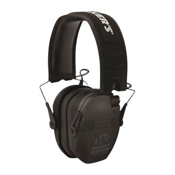 Picture of Walkers GWPRSEQMBT Razor Slim Quad Electronic Earmuff 23 dB Black with Bluetooth GWP-RSEQM-BT