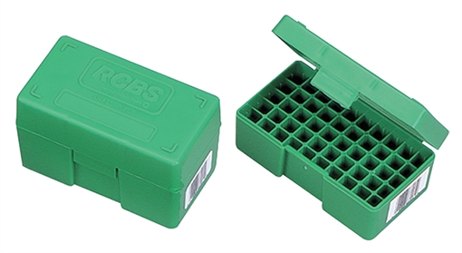 Picture of RCBS Ammo Box for Small Rifle Green Plastic 86901