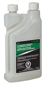 Picture of RCBS Ultrasonic Weapons Cleaning Solution Cleans Lubricates Protects 32 oz. Bottle 87059