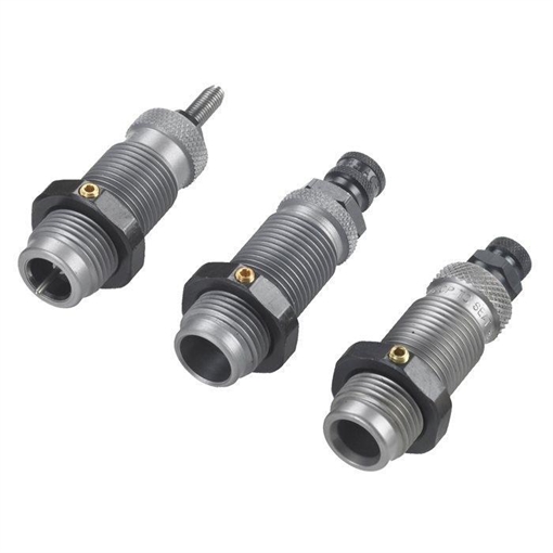 Picture of RCBS Carbide Taper Crimp 3 Die Set - Group E - Straight Walled Cartridges - 9mm Makarov 23015