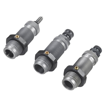 Picture of RCBS Carbide Taper Crimp 3 Die Set - Group E - Straight Walled Cartridges - 9mm Makarov 23015