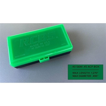 Picture of RCBS Impact Resistant Ammo Box .40 S&W/.45 ACP 86917
