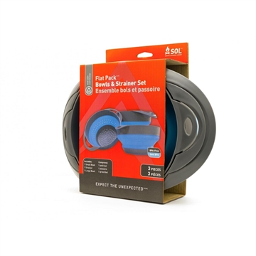 Picture of Ready Brands Survive Outdoors Longer Flat Pack Bowls and Strainer Set 0140-1006 01401006
