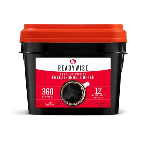 Picture of ReadyWise 360 Servings Freeze-Dried Coffee RW01-360