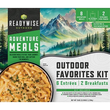 Picture of ReadyWise Adventure Meals Outdoor Favorites Kit RW05-930
