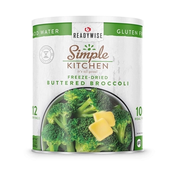 Picture of Readywise Freeze-Dried Buttered Broccoli 20 Serving RWSKCN03-007