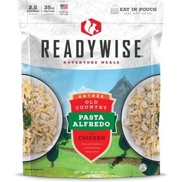 Picture of Readywise Old Country Pasta Alfredo with Chicken - 5.29 oz RW05-002