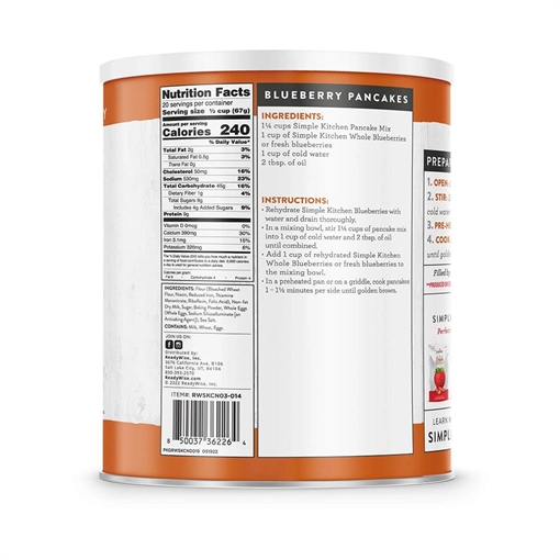 Picture of Readywise Pancake Mix #10 Can 20 Serving RWSKCN03-014