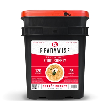 Picture of ReadyWise RW01120 Grab N Go Bucket Freeze Dried Entrees 120 Servings Per Bucket RW10120