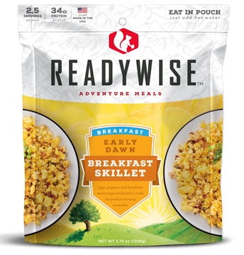 Picture of ReadyWise Outdoor Food Kit Early Dawn Egg Scramble Breakfast Entree 2.5 Servings In A Resealble Pouch, 6 Per Case RW05012