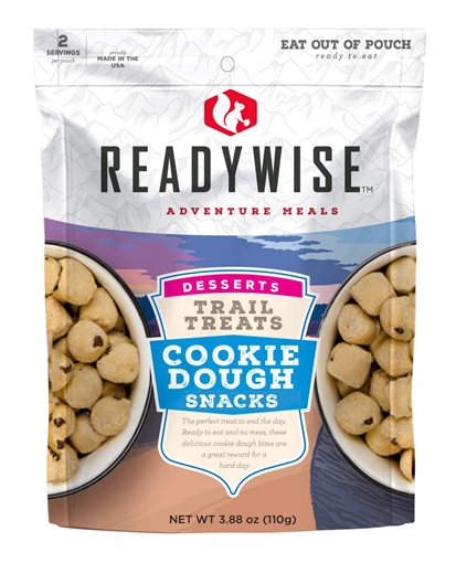 Picture of ReadyWise Outdoor Food Kit Trail Treats Cookie Dough Snacks 2 Servings In A Resealable Pouch, 6 Per Case RW05013