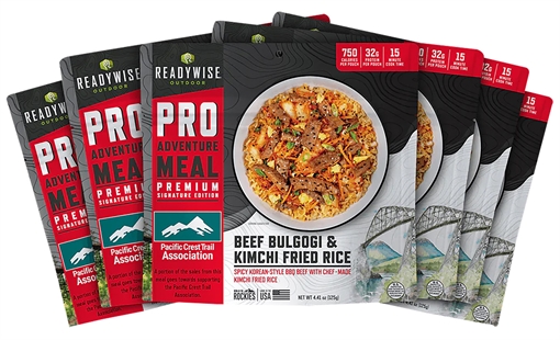 Picture of ReadyWise Outdoor Food Kit Beef Bulgogi & Kimchi Rice 2 Servings Per Pouch, 6 Per Case RW05194